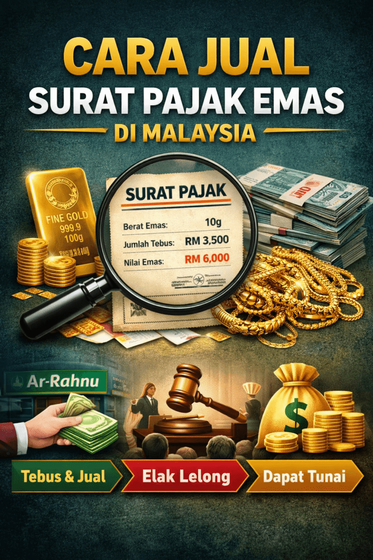 cara jual surat pajak untuk dapat cash